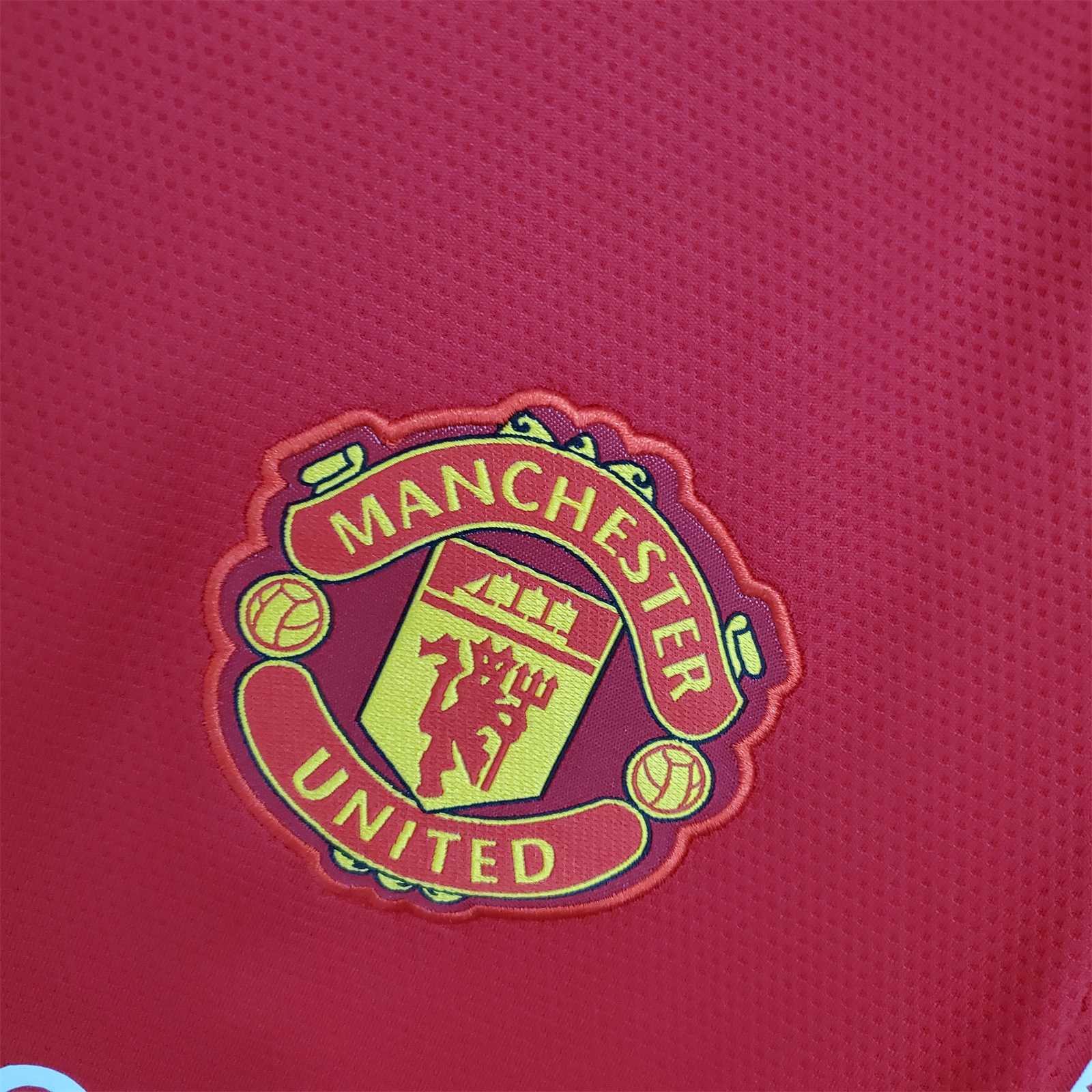 MAILLOT MANCHESTER UNITED DOMICILE 2021/2022 VERSION MANCHES LONGUES