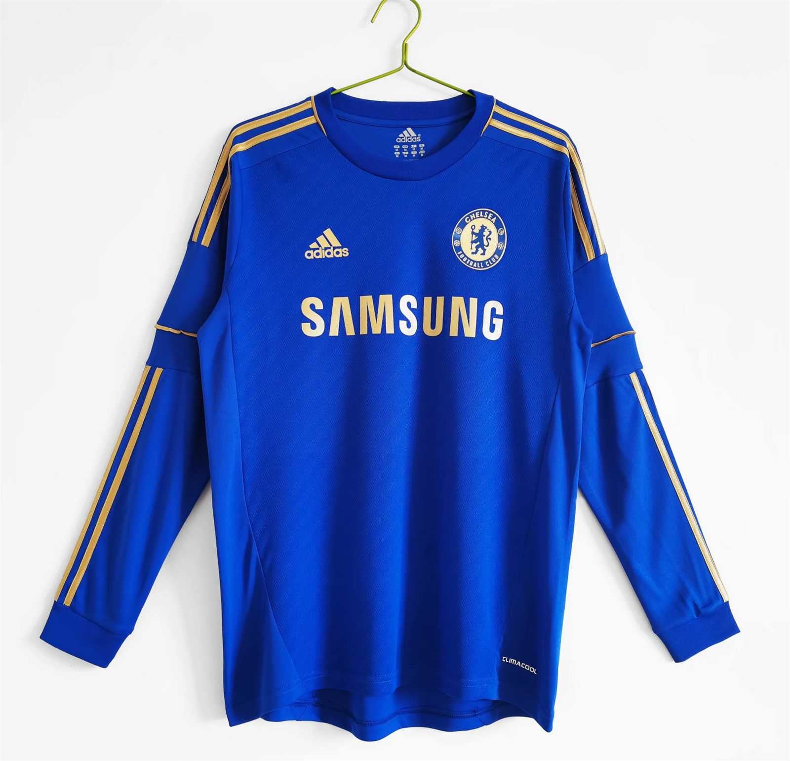 MAILLOT CHELSEA DOMICILE 2012/2013 VERSION MANCHES LONGUES