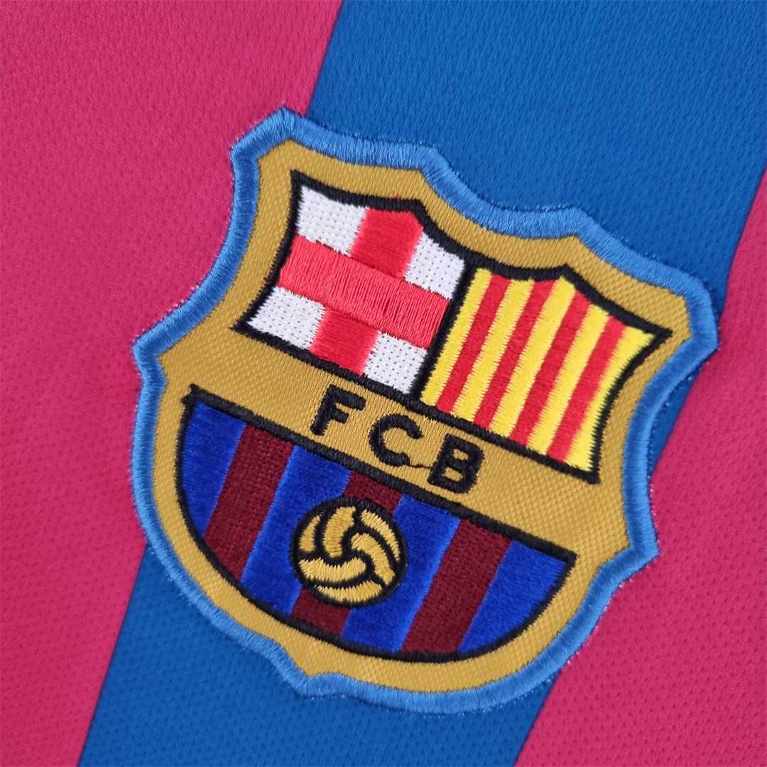 MAILLOT BARCELONE DOMICILE 2005/2006 VERSION MANCHES LONGUES