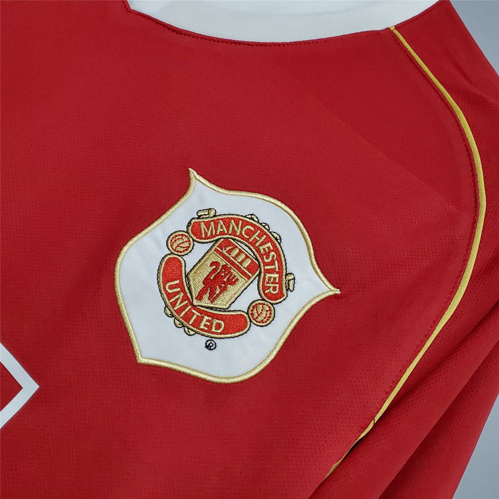 MAILLOT MANCHESTER UNITED 2006/2007 VERSION MANCHES LONGUES