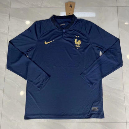 MAILLOT FRANCE DOMICILE 2022 VERSION MANCHES LONGUES