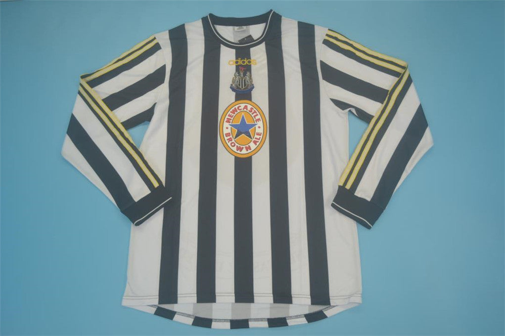 MAILLOT RETRO NEWCASTLE DOMICILE 1997/1999  VERSION MANCHES LONGUES