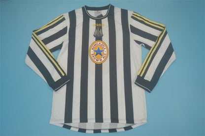 MAILLOT RETRO NEWCASTLE DOMICILE 1997/1999  VERSION MANCHES LONGUES