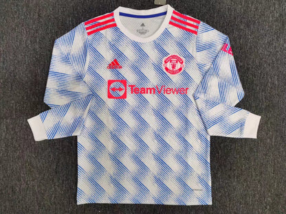 MAILLOT MANCHESTER UNITED EXTÉRIEUR 2021/2022 VERSION MANCHES LONGUES