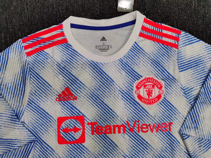 MAILLOT MANCHESTER UNITED EXTÉRIEUR 2021/2022 VERSION MANCHES LONGUES