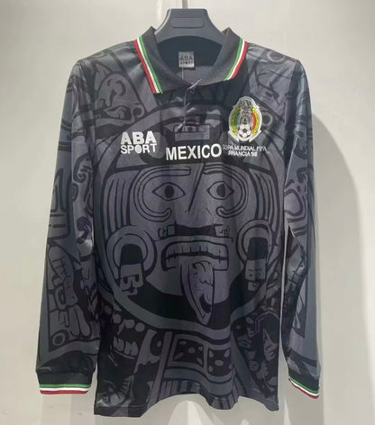 MAILLOT MEXIQUE 1998  VERSION MANCHES LONGUES