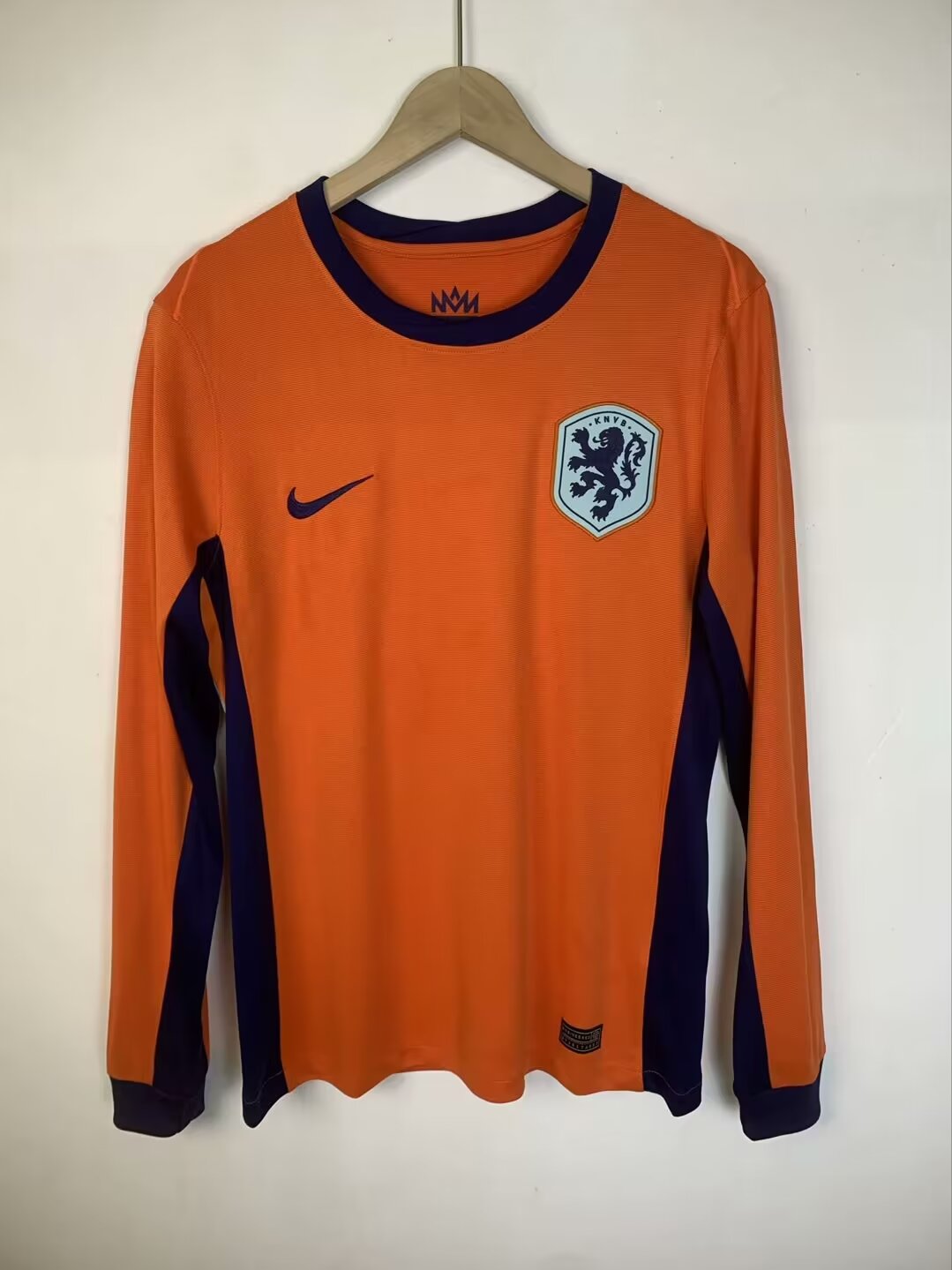 MAILLOT PAYS BAS 2024 VERSION MANCHES LONGUES