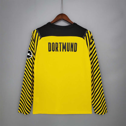 MAILLOT DORTMUND DOMICILE 2021/2022 VERSION MANCHES LONGUES