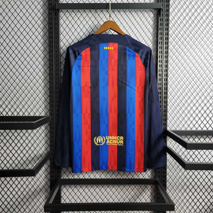 MAILLOT BARCELONE DOMICILE 2022/2023 VERSION MANCHES LONGUES