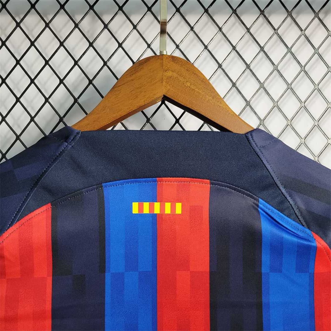 MAILLOT BARCELONE DOMICILE 2022/2023 VERSION MANCHES LONGUES