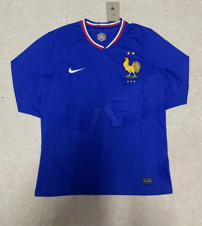 MAILLOT FRANCE DOMICILE 2024 VERSION MANCHES LONGUES