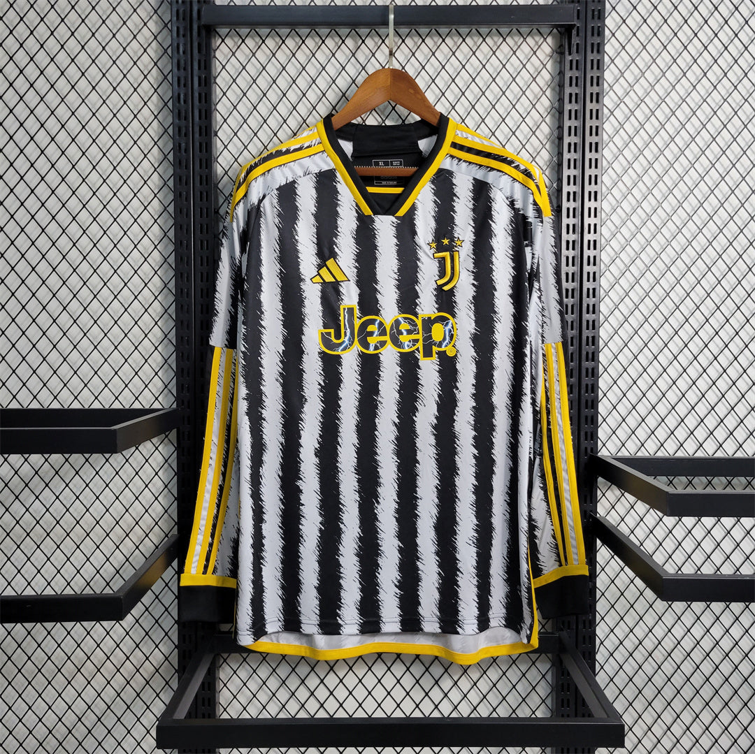 MAILLOT JUVENTUS DOMICILE 2023/2024 VERSION MANCHES LONGUES