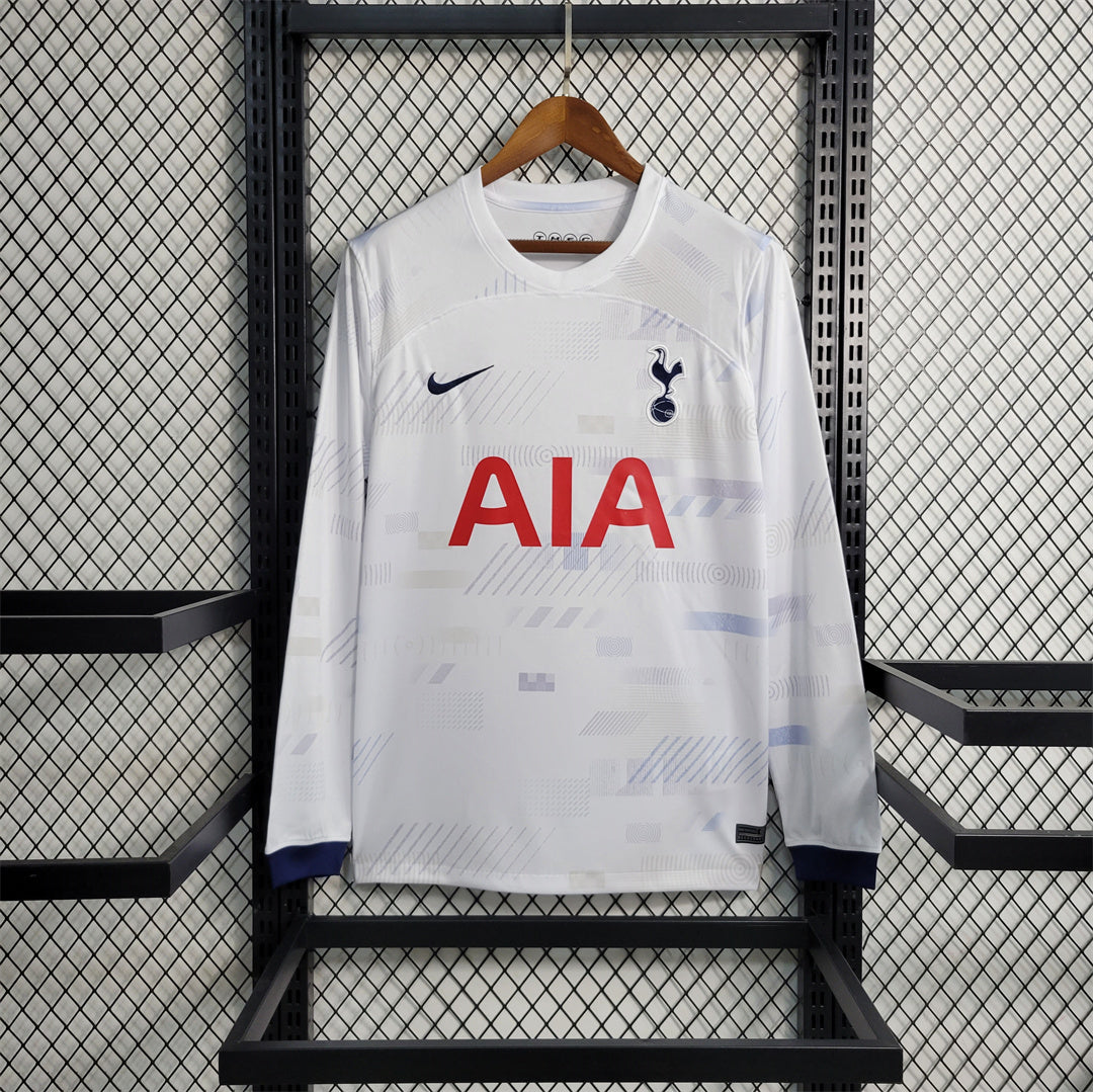 MAILLOT TOTTENHAM DOMICILE 2023/2024 VERSION MANCHES LONGUES