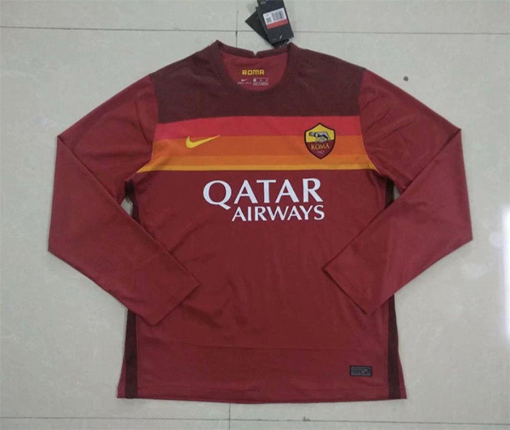 MAILLOT AS ROMA DOMICILE 2020/2021 VERSION MANCHES LONGUES