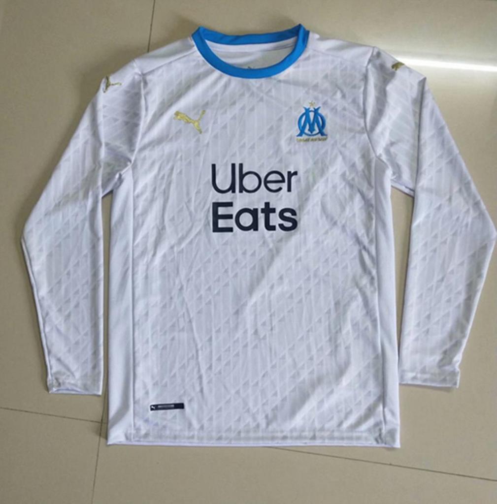 MAILLOT MARSEILLE DOMICILE 2020/2021 VERSION MANCHES LONGUES