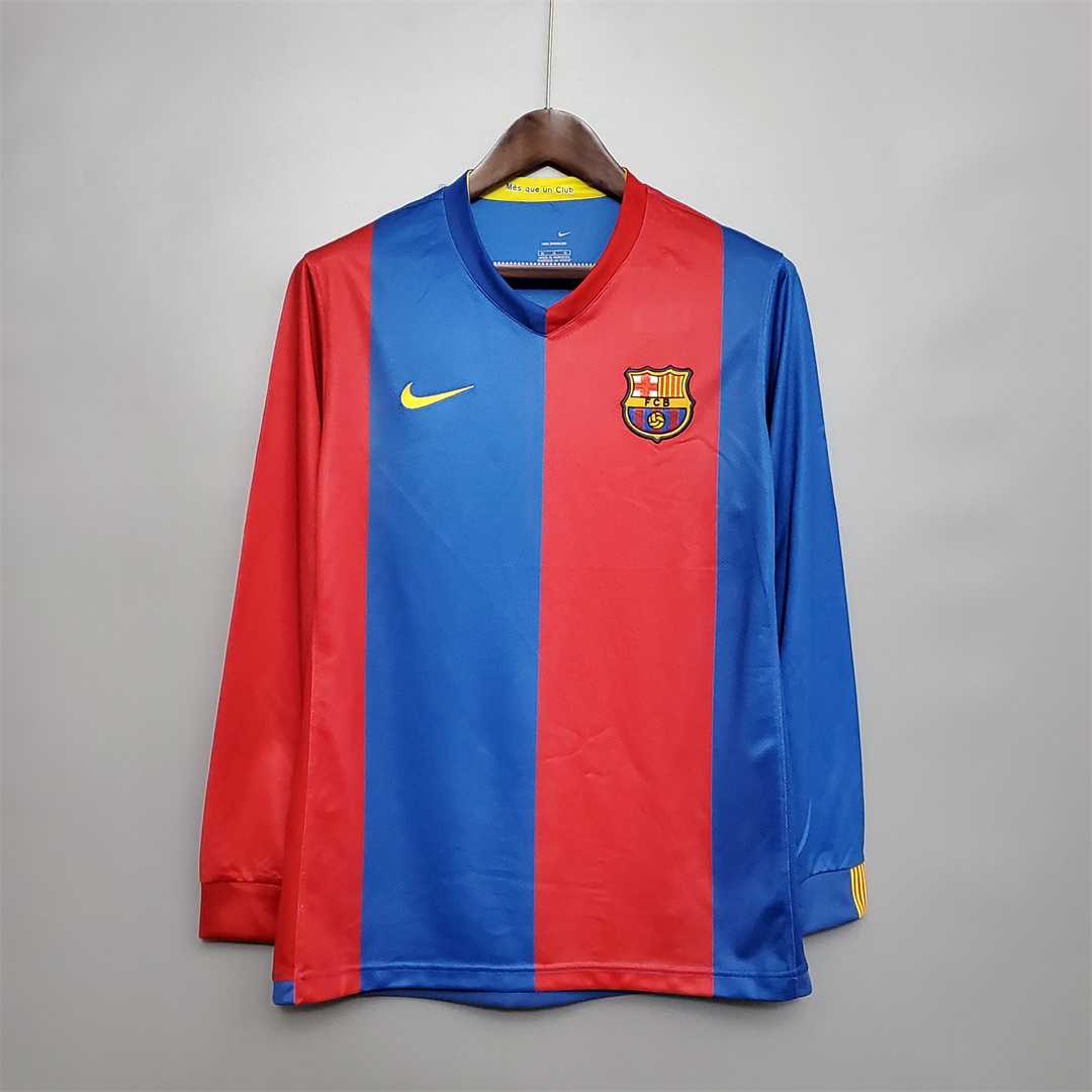 MAILLOT BARCELONE DOMICILE 2006/2007 VERSION MANCHES LONGUES