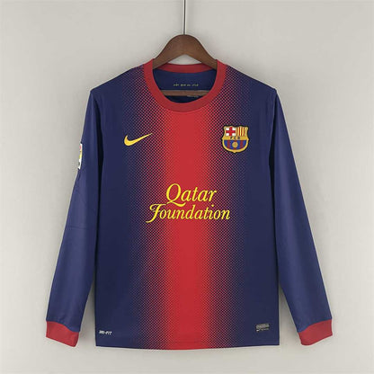 MAILLOT BARCELONE DOMICILE 2012/2013 VERSION MANCHES LONGUES