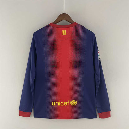 MAILLOT BARCELONE DOMICILE 2012/2013 VERSION MANCHES LONGUES