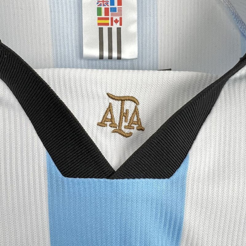 MAILLOT ARGENTINE DOMICILE 1998 VERSION MANCHES LONGUES