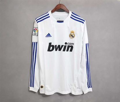 MAILLOT REAL MADRID DOMICILE 2010/2011 VERSION MANCHES LONGUES