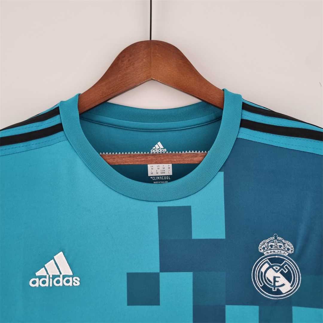 MAILLOT REAL MADRID EXTÉRIEUR 2017/2018  VERSION MANCHES LONGUES