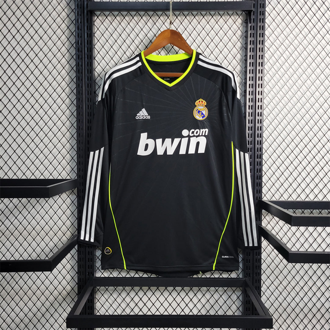 MAILLOT REAL MADRID EXTÉRIEUR 2010/2011 VERSION MANCHES LONGUES