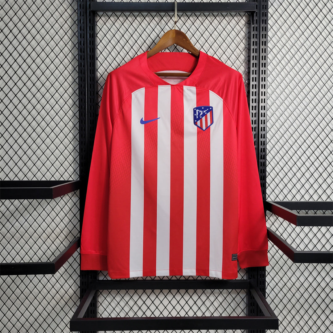 MAILLOT ATLETICO MADRID DOMICILE 2023/2024 VERSION MANCHES LONGUES