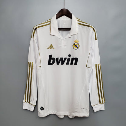 MAILLOT REAL MADRID DOMICILE 2011/2012  VERSION MANCHES LONGUES