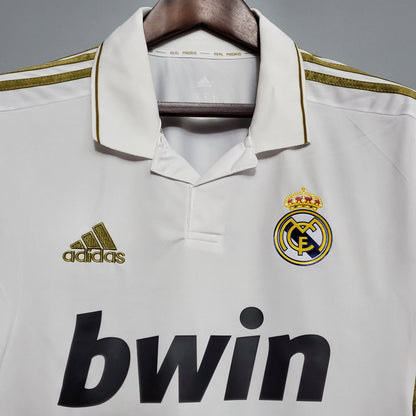 MAILLOT REAL MADRID DOMICILE 2011/2012  VERSION MANCHES LONGUES