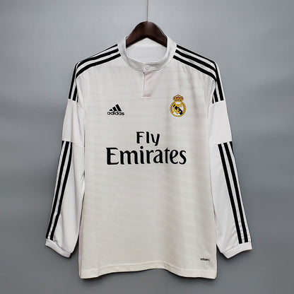 MAILLOT REAL MADRID DOMICILE 2014/2015 VERSION MANCHES LONGUES