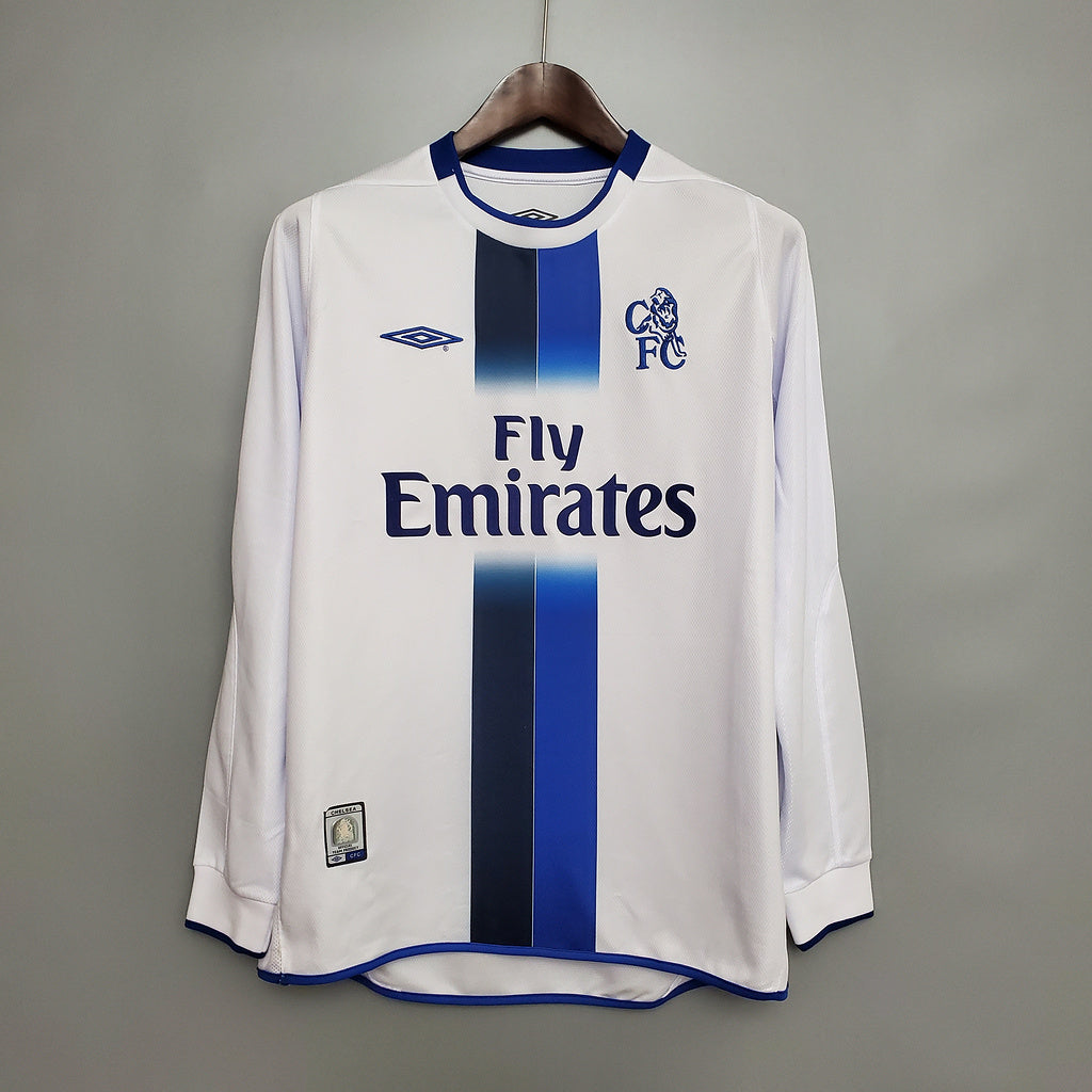 MAILLOT CHELSEA EXTÉRIEUR 2003/2005 VERSION MANCHES LONGUES