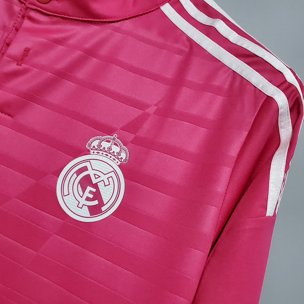 MAILLOT REAL MADRID EXTÉRIEUR 2014/2015 VERSION MANCHES LONGUES