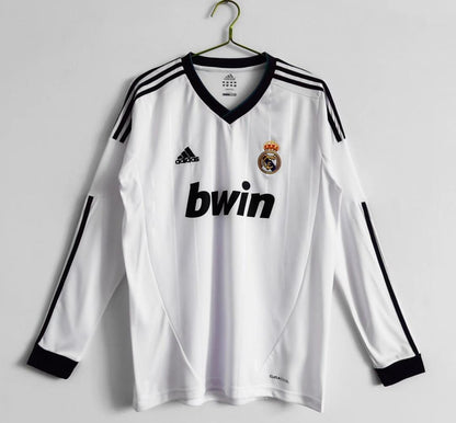 MAILLOT REAL MADRID DOMICILE 2012/2013 VERSION MANCHES LONGUES