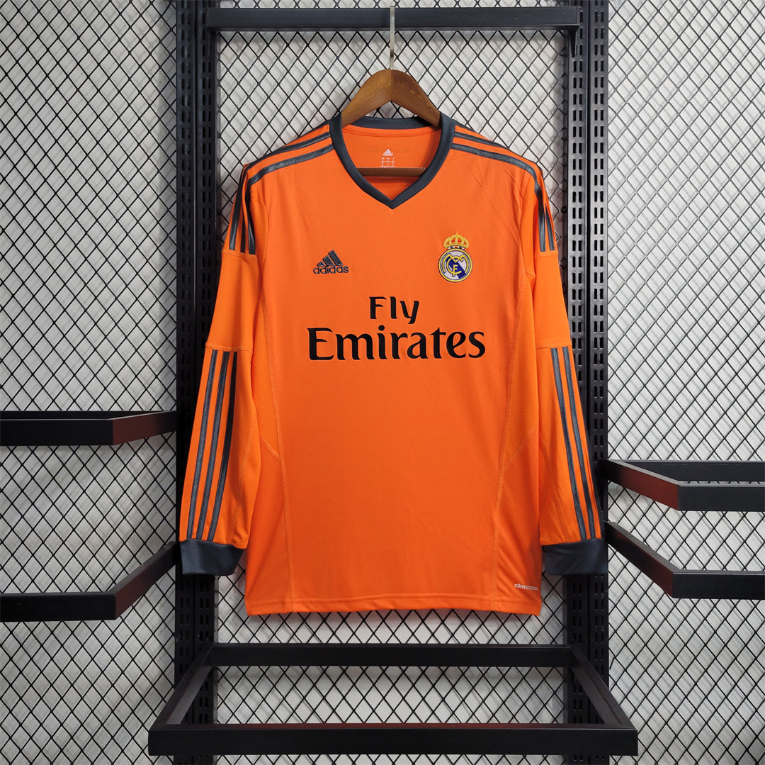 MAILLOT REAL MADRID 2013/2014 VERSION MANCHES LONGUES