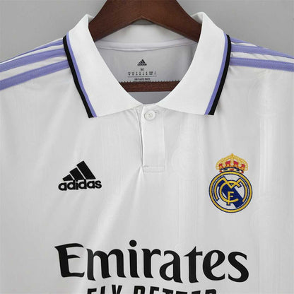 MAILLOT REAL MADRID DOMICILE 2022/2023 VERSION MANCHES LONGUES