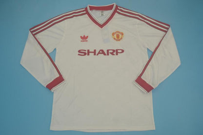 MAILLOT RETRO MANCHESTER UNITED DOMICILE 1986/1988 VERSION MANCHES LONGUES