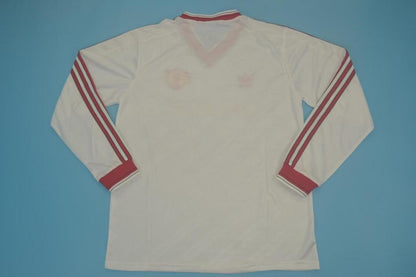 MAILLOT RETRO MANCHESTER UNITED DOMICILE 1986/1988 VERSION MANCHES LONGUES