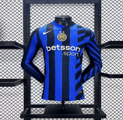 MAILLOT INTER MILAN DOMICILE 2024/2025 VERSION MANCHES LONGUES