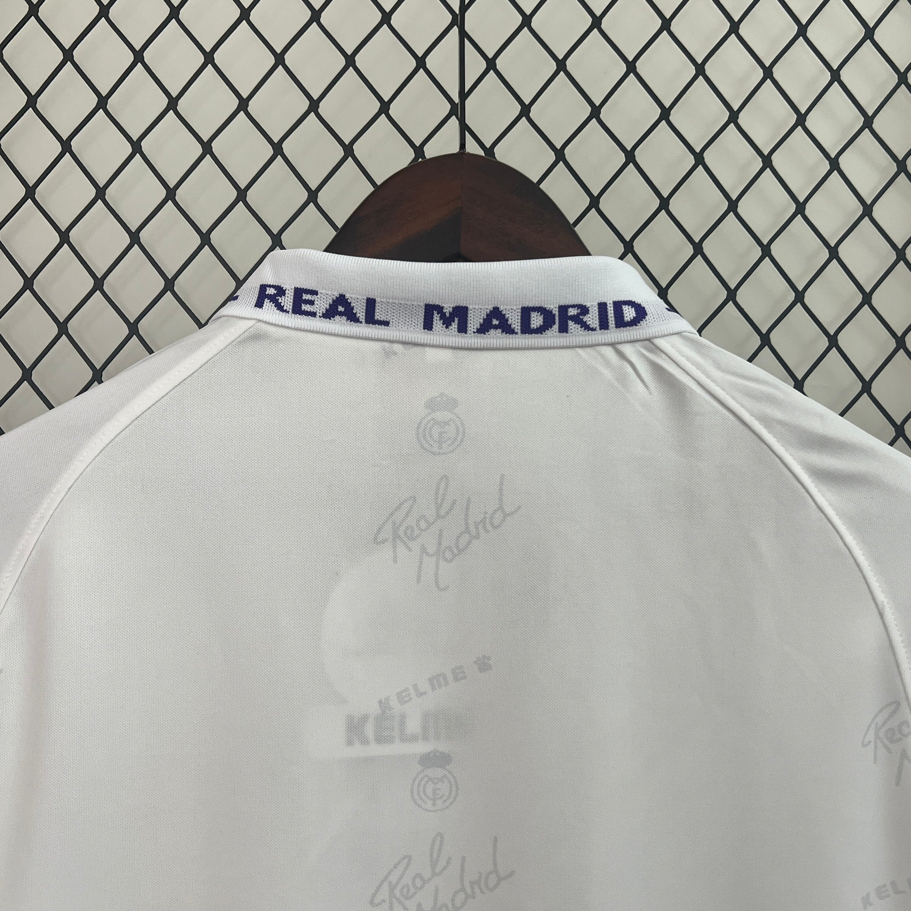 MAILLOT REAL MADRID DOMICILE 1994/1996 VERSION MANCHES LONGUES