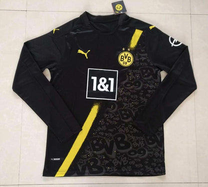 MAILLOT DORTMUND EXTÉRIEUR 2020/2021 VERSION MANCHES LONGUES