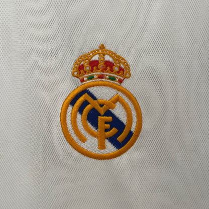 MAILLOT RETRO REAL MADRID DOMICILE 2000/2001 VERSION MANCHES LONGUES