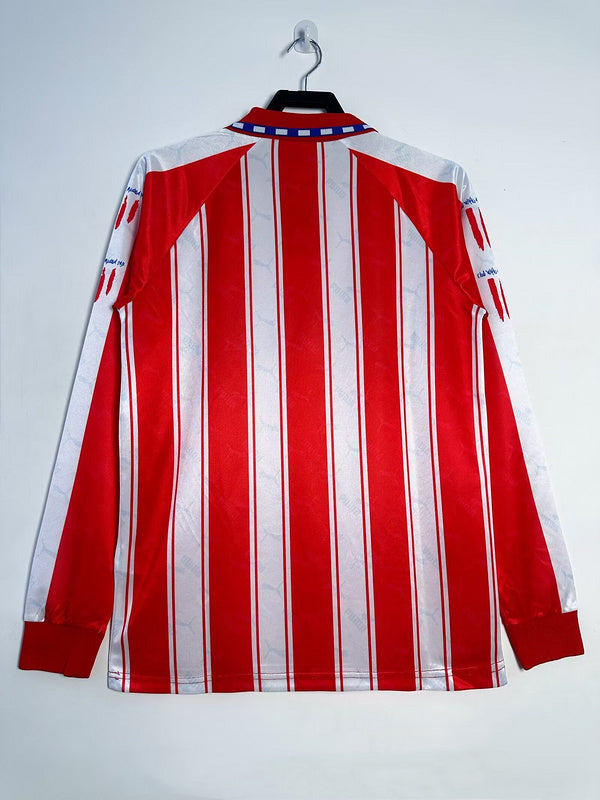 MAILLOT RETRO ATLETICO MADRID DOMICILE 1994/1995 VERSION MANCHES LONGUES