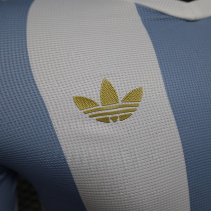 MAILLOT ARGENTINE 50th ANNIVERSAIRE VERSION MANCHES LONGUES