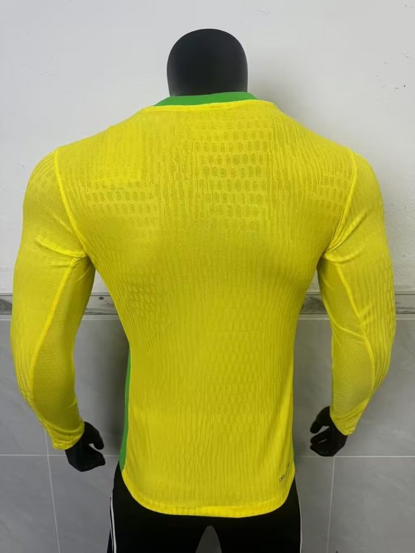 MAILLOT BRÉSIL DOMICILE VERSION MANCHES LONGUES 2025/2026