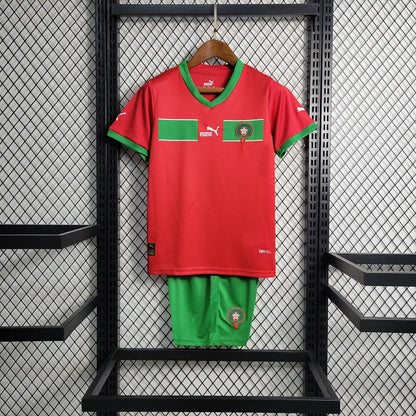 MAILLOT ENFANT MAROC DOMICILE 2022/2023