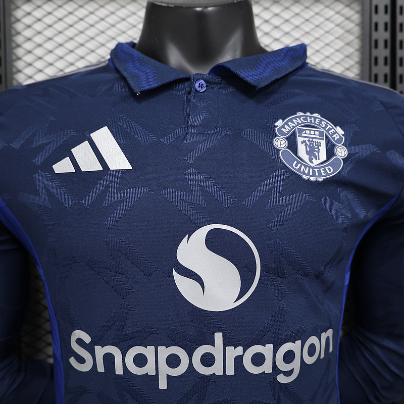 MAILLOT MANCHESTER UNITED EXTÉRIEUR 2024/2025 VERSION MANCHES LONGUES