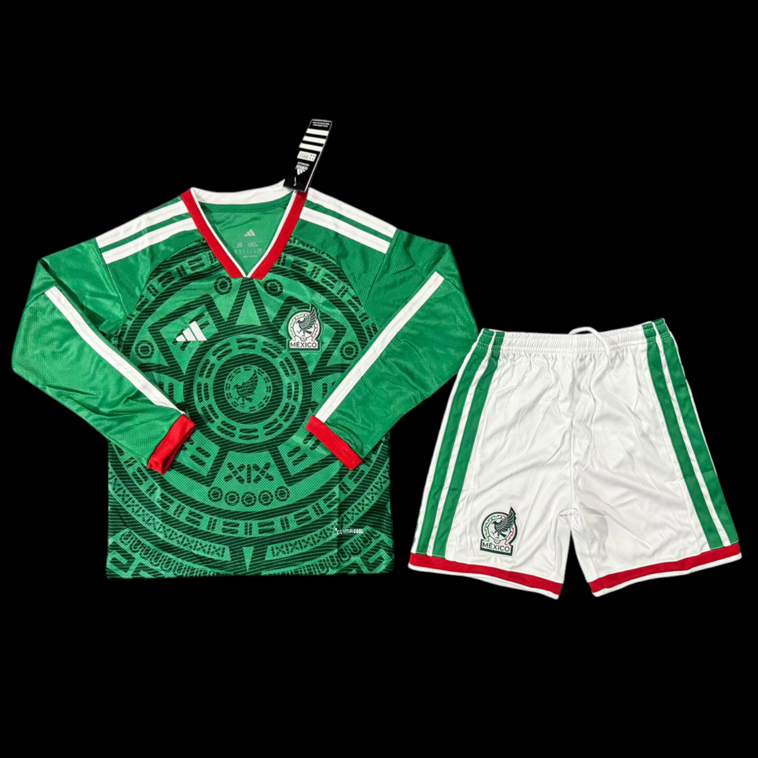 MAILLOT ENFANT MEXIQUE DOMICILE MANCHES LONGUES COUPE DU MONDE 2026