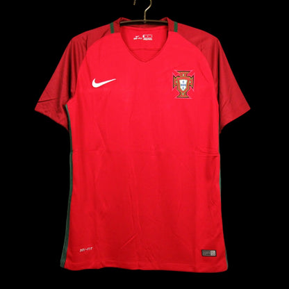 Portugal Maillot Domicile Rétro 2016