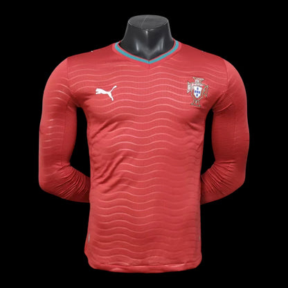 Portugal Maillot Domicile Manches Longues CDM 26 – Version Player