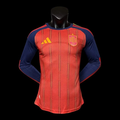 Espagne Maillot Manches Longues Domicile CDM 26 – Version Player
